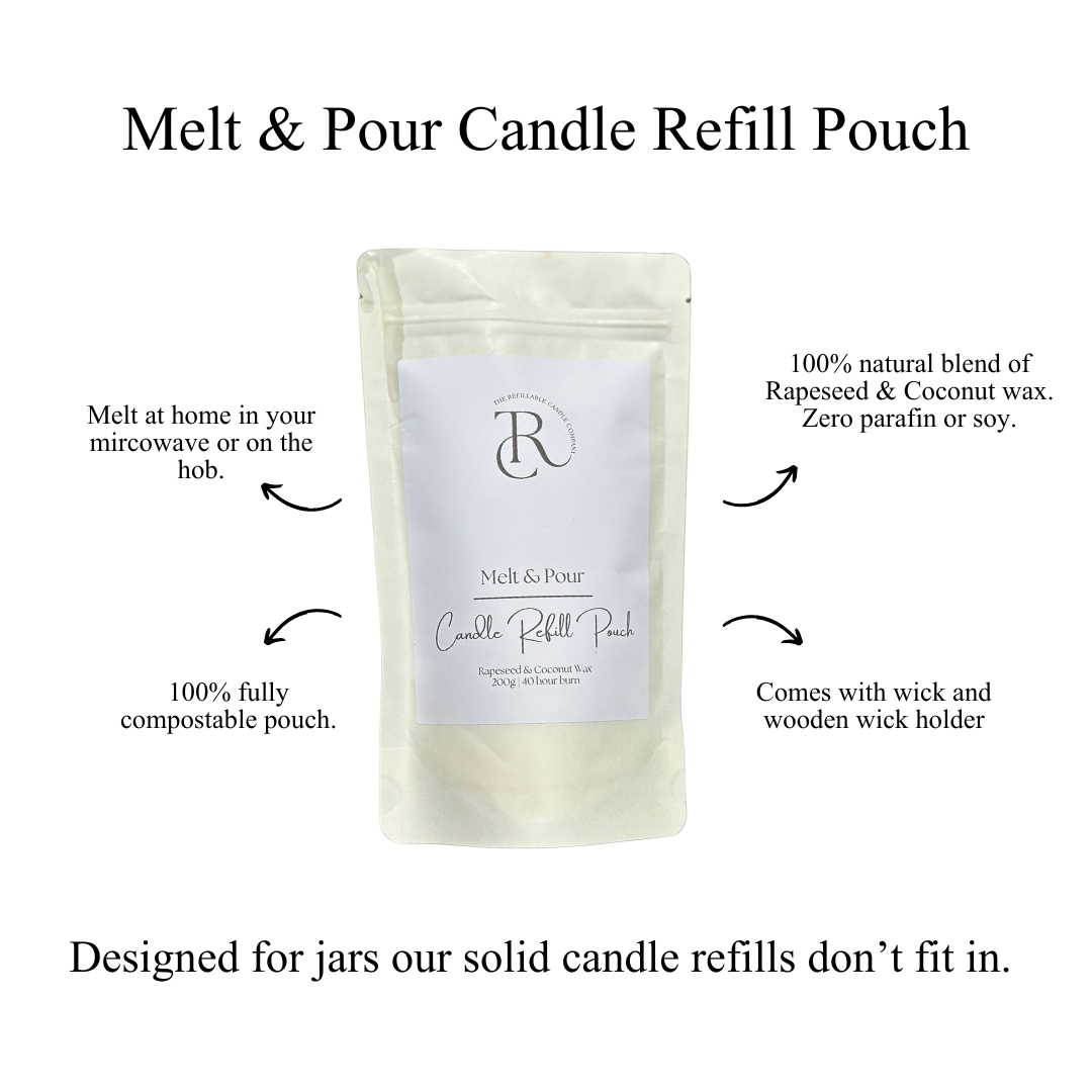 Golden Berry & Frankincense Melt & Pour Candle Refill