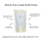 Cedarwood & Vanilla Melt & Pour Candle Refill